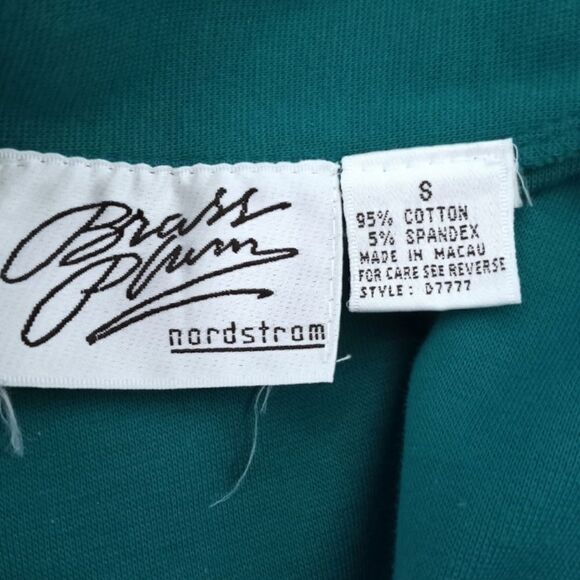 BRASS PLUM GREEN MIDI DRESS SZ.S EUC - Picture 7 of 8